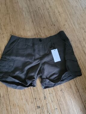 Sanctuary Olive Gray Cargo Shorts